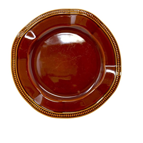 Oneida Emme | Chocolate | Stoneware | Plate and Bowl Set of Two | Vintage - Picture 6 of 8